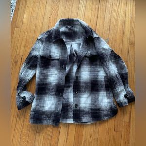 Madewell unisex plaid shirt jacket